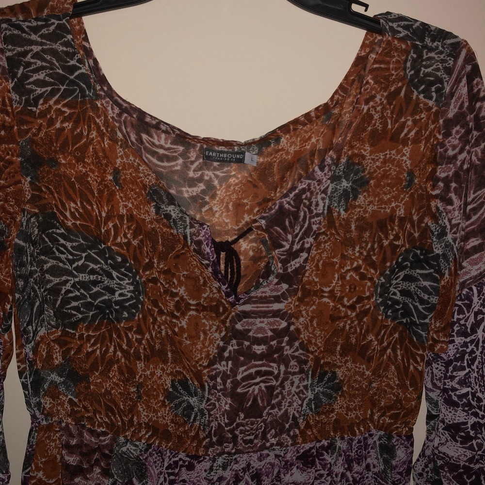 sleeves maxi dress - Picture 2 of 5